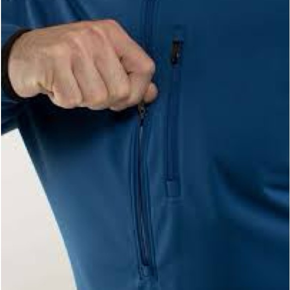 Lululemon Rugged Blue Barricade 1/4 zip pullover top - Picture 4 of 7